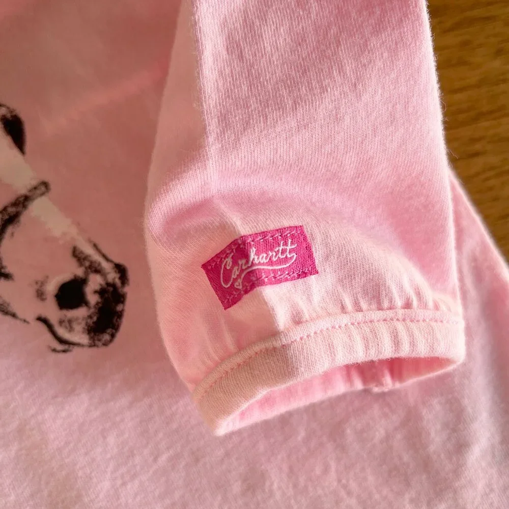 Carhartt pink horse onesie 6m